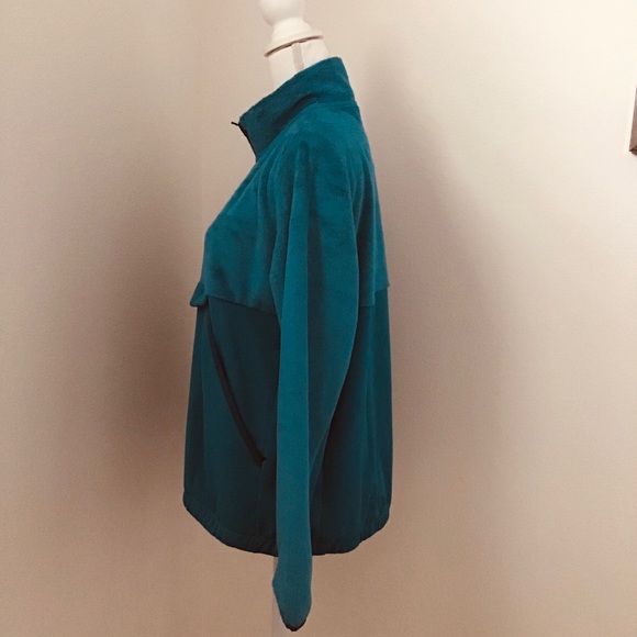 Adidas Faux Fur Half Zip Kangaroo Pocket Pullover - Picture 5 of 6